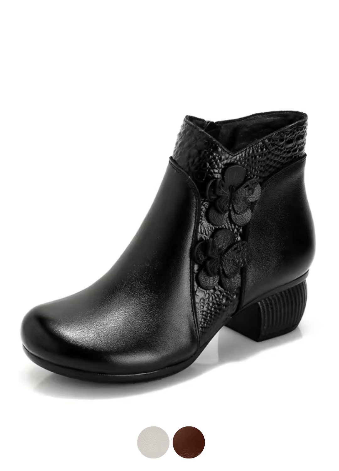 ladies dress ankle boots USS Shoes Jany Women's Vintage Thick Heel eos26sale Healthy Salad Dressings with pointed toe Size:extra extra large