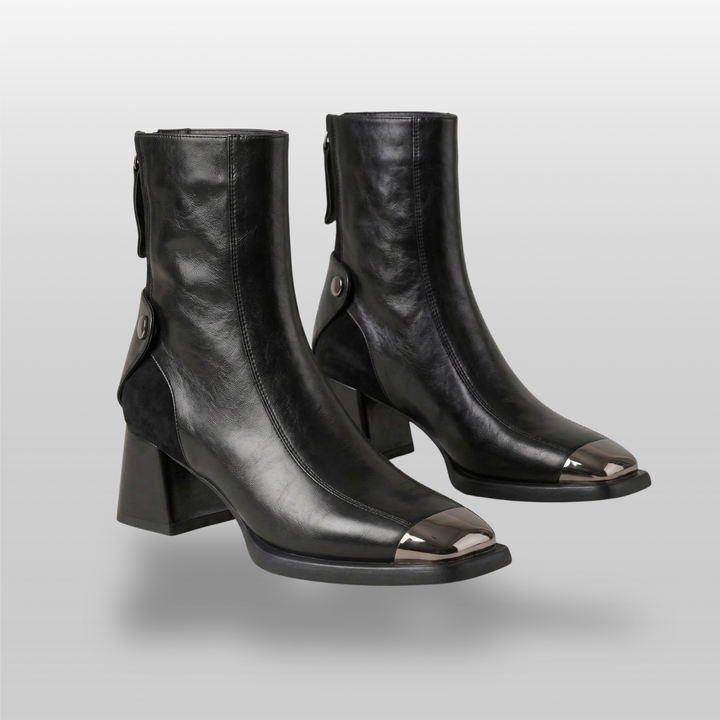 Valenne Leather Ankle Boots