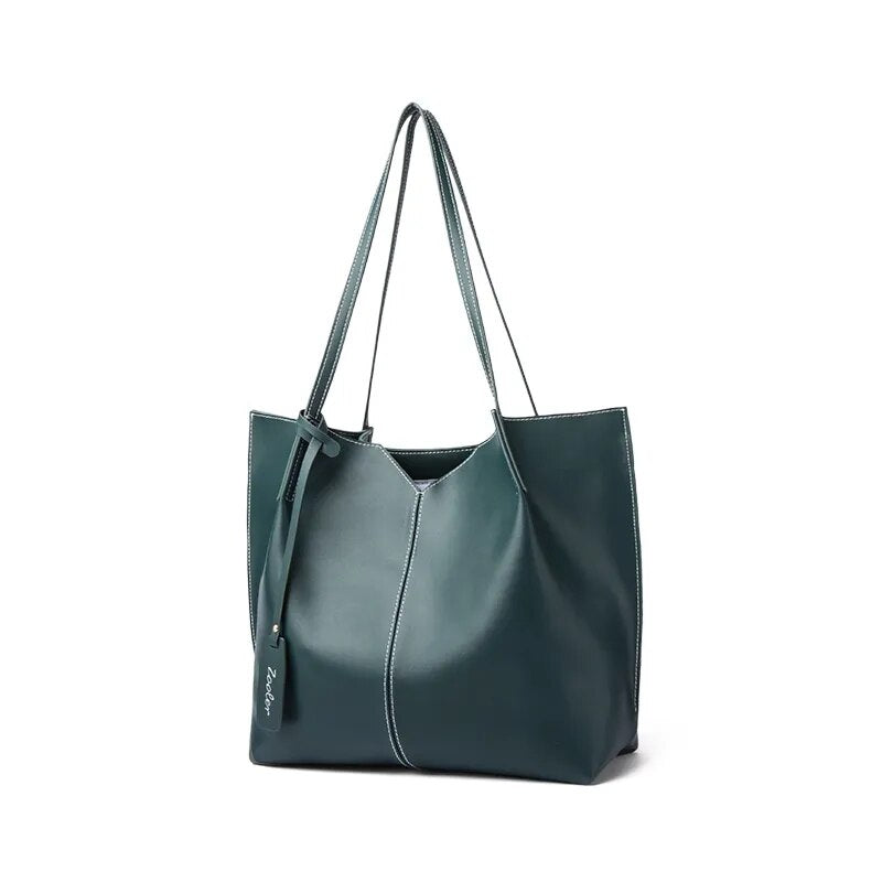 Large Handbag Color Green for Women