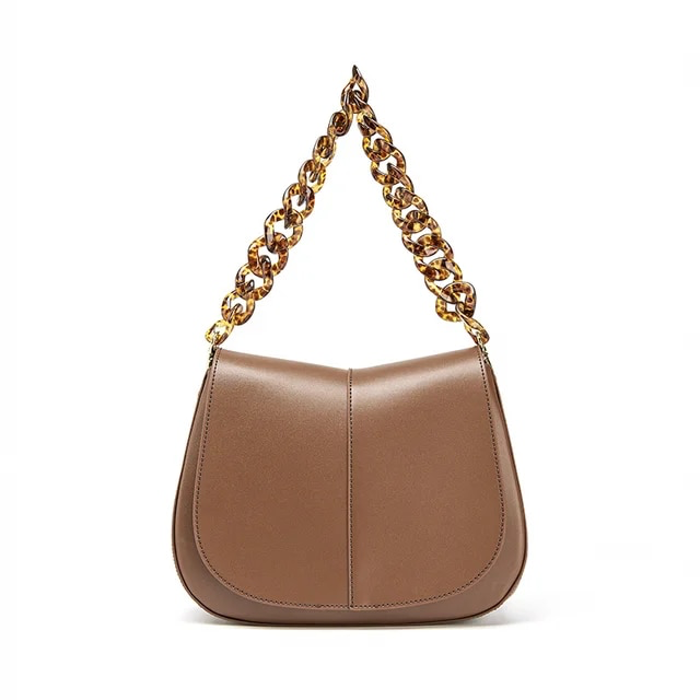 Casual Handbag Color Brown Medium for Women