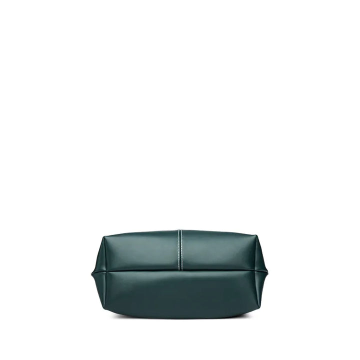 Leather Handbag Color Green for Women