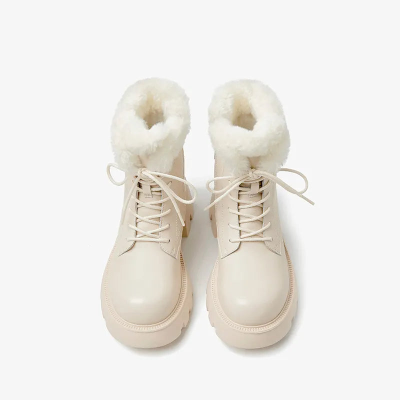 Snow Boots Color Beige Size 8.5 for Women