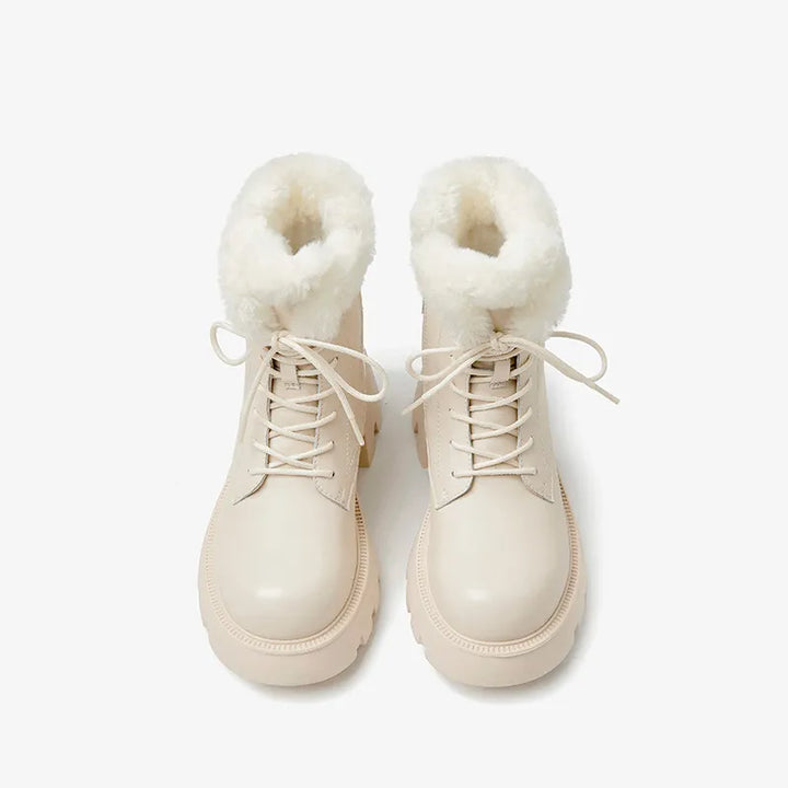 Snow Boots Color Beige Size 8.5 for Women