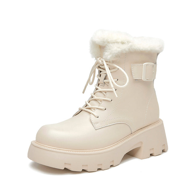 Snow Boots Color Beige Size 5.5 for Women