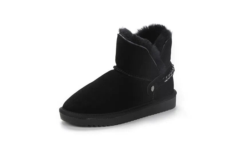 Snow Booties Color Black Size 8 for Women