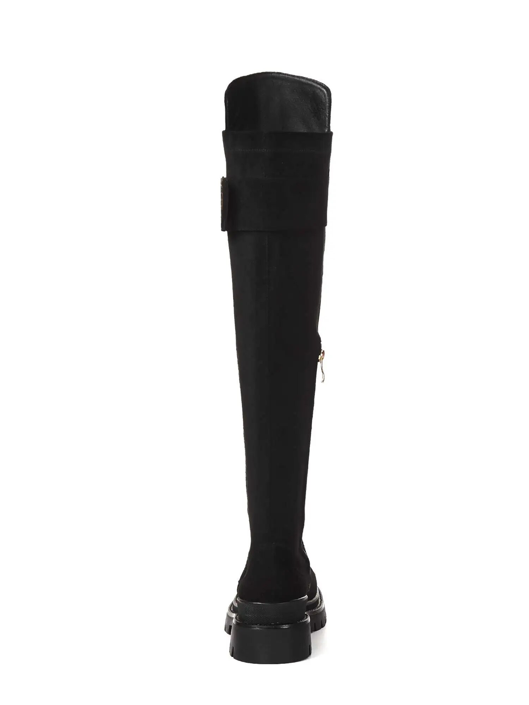 Square Heel Boots Color Black Size 9 for Women