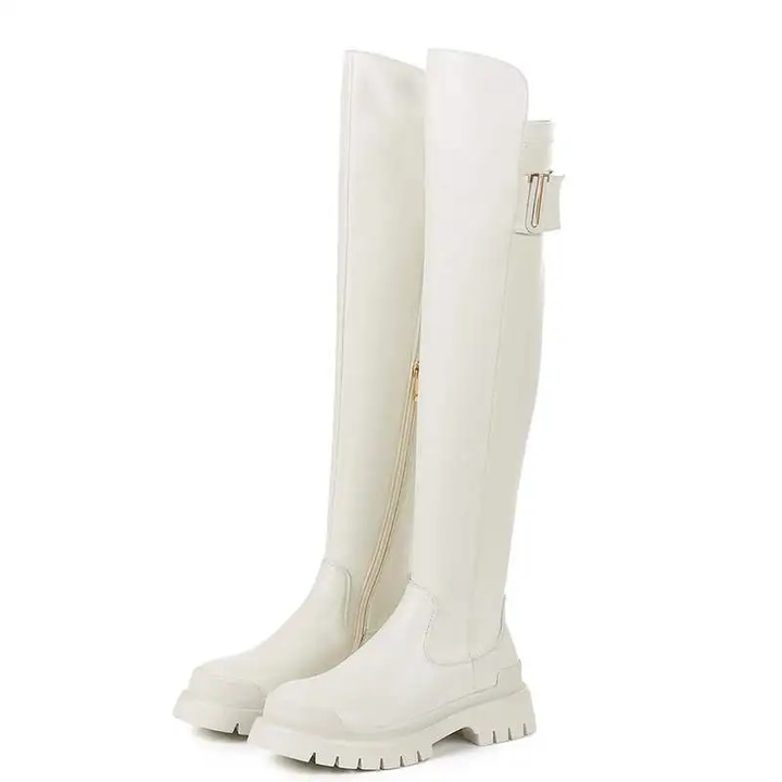 Winter Boots Color Beige Size 5.5 for Women