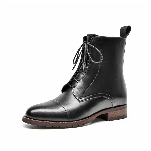 Autumn Boots Color Black Size 8 for Women
