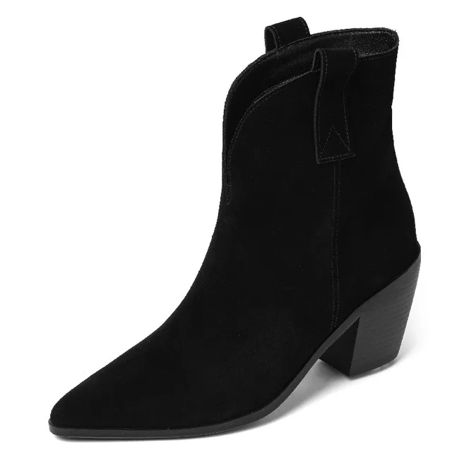 Autumn Boots Color Black Size 5.5 for Women
