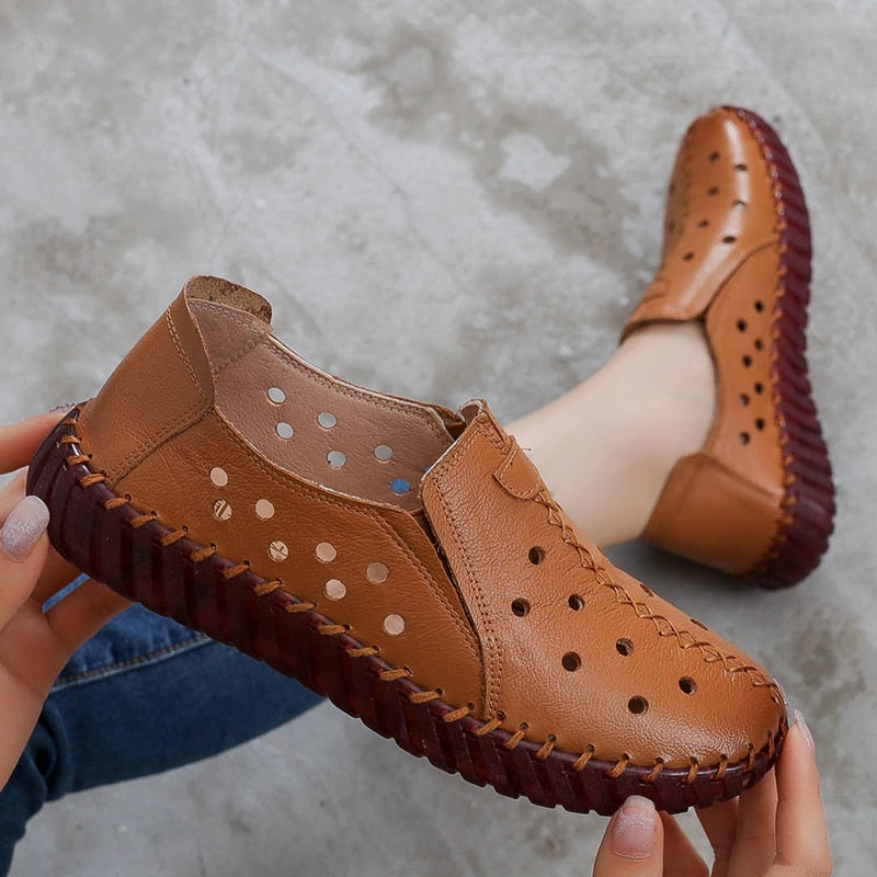 flats loafer shoes color blue size 8 for women