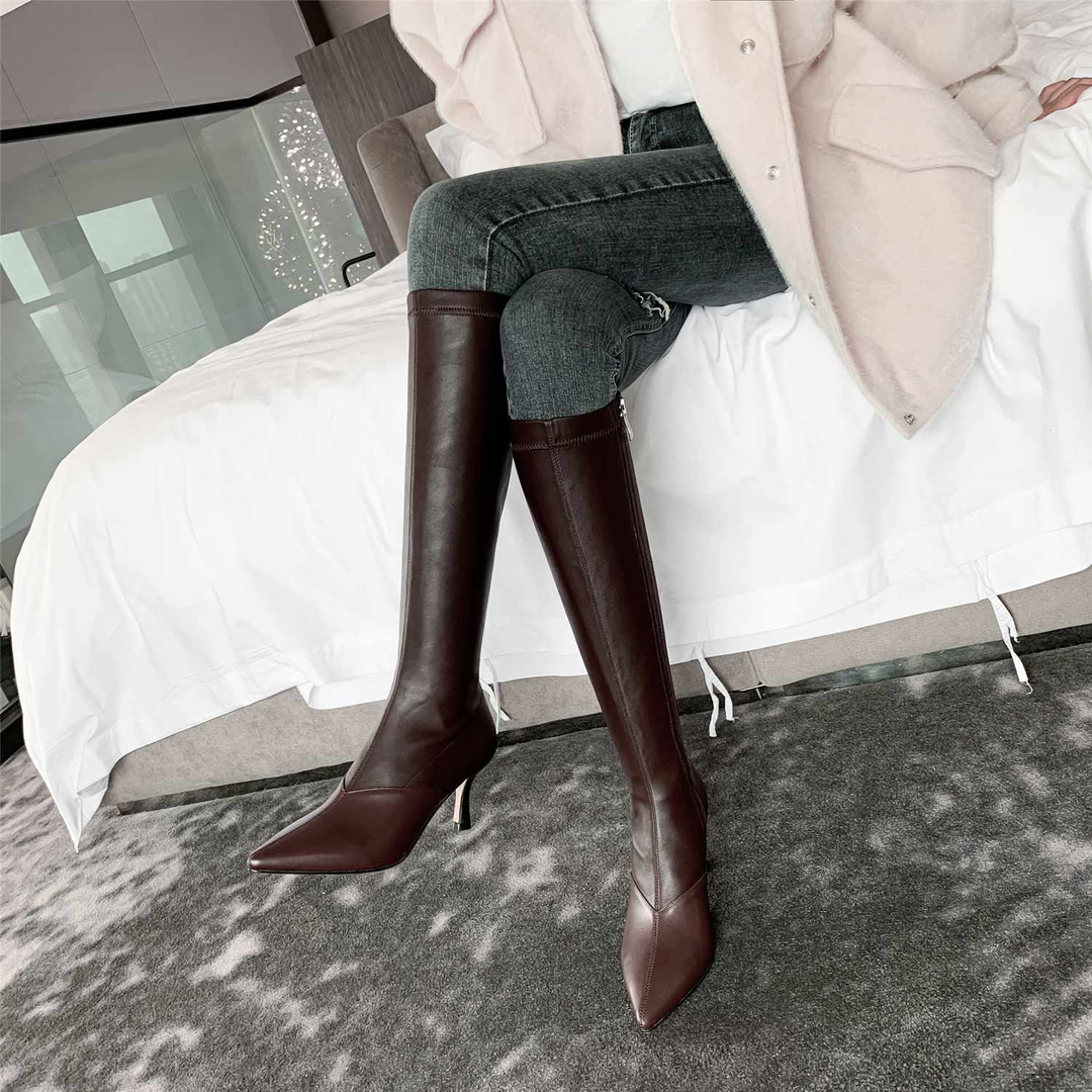 Autumn Boots Color Brown Size 8.5 for Women