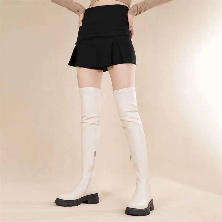 Winter Boots Color Beige Size 9 for Women