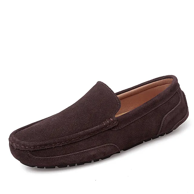 Leather Moccasin Color red Size 10 for Men