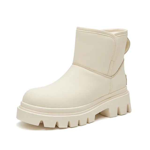 Snow Boots Color Beige Size 5 for Women