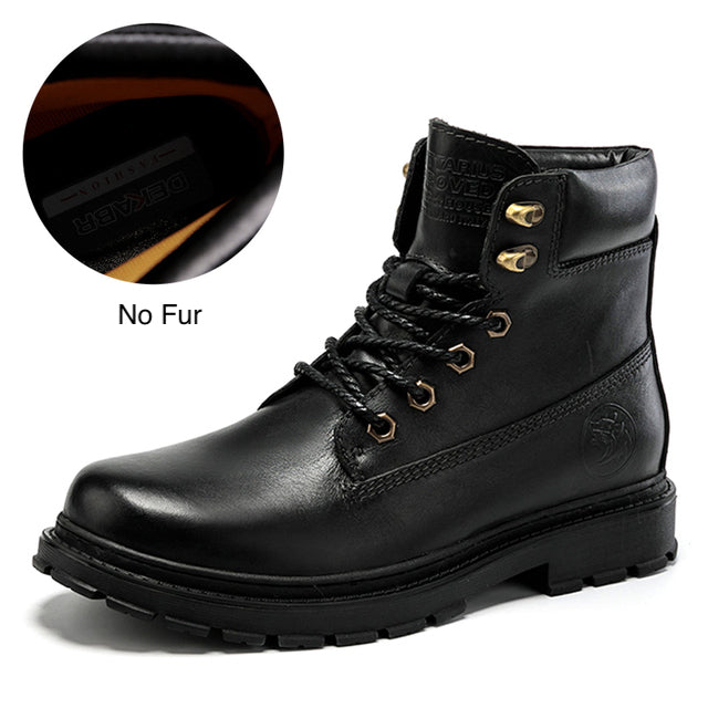 Warm Boots Color Black Size 9.5 for Men