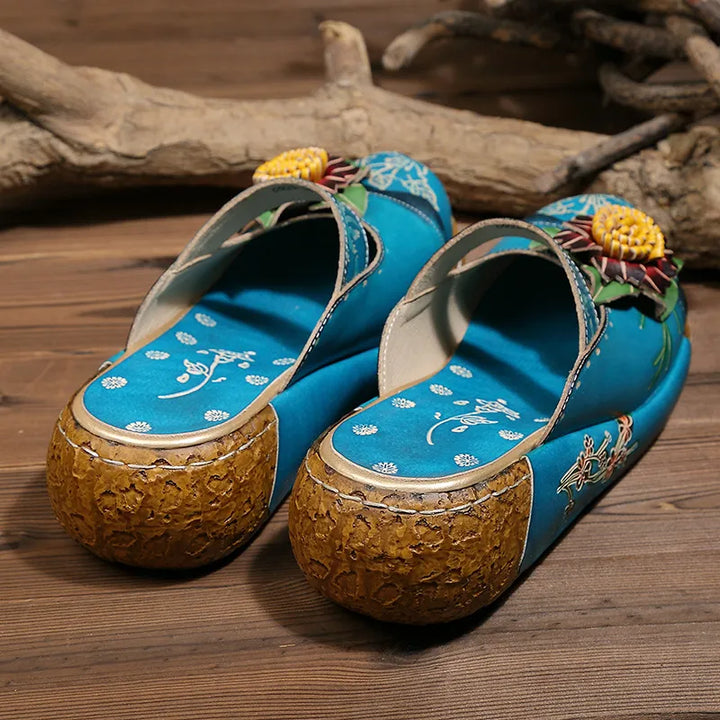 Platform Clogs Color Blue Size 9 for Women