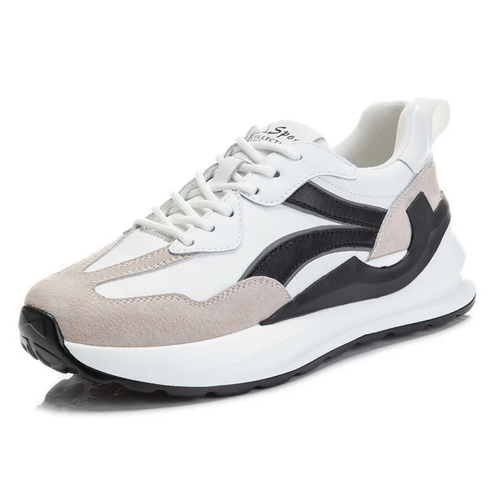 Leather Sneaker Color Beige Size 7 for Women