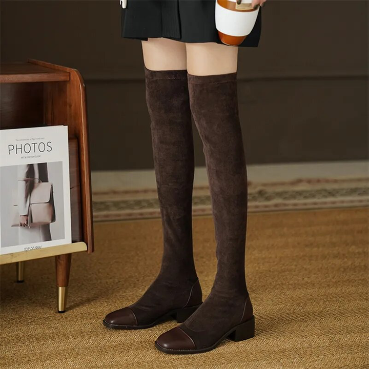 Over the knee Boots Color Brown Size 5 for Women