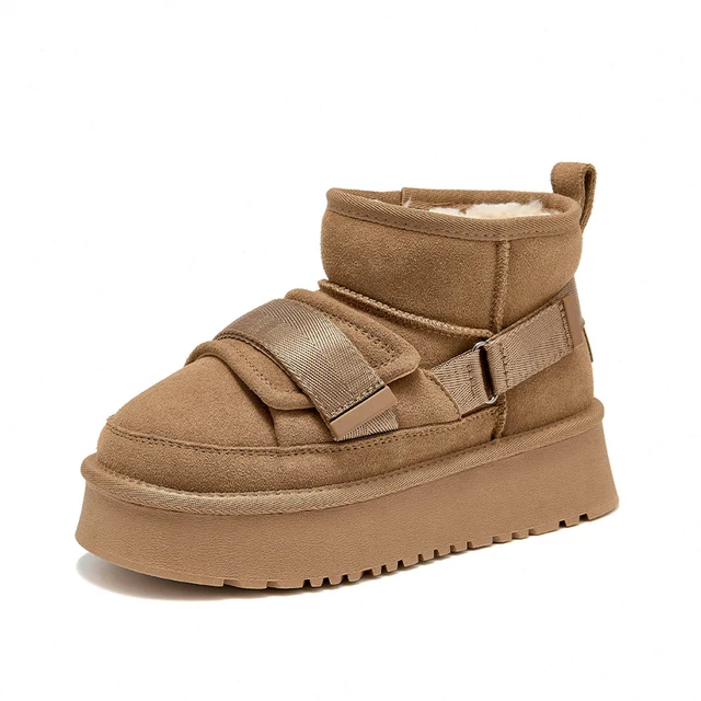 Platform Boots Color Brown Size 7 for Women