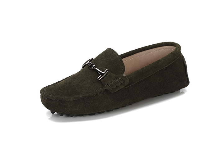 Soft Loafer Shoes Color Dark Green Size 7 for Women