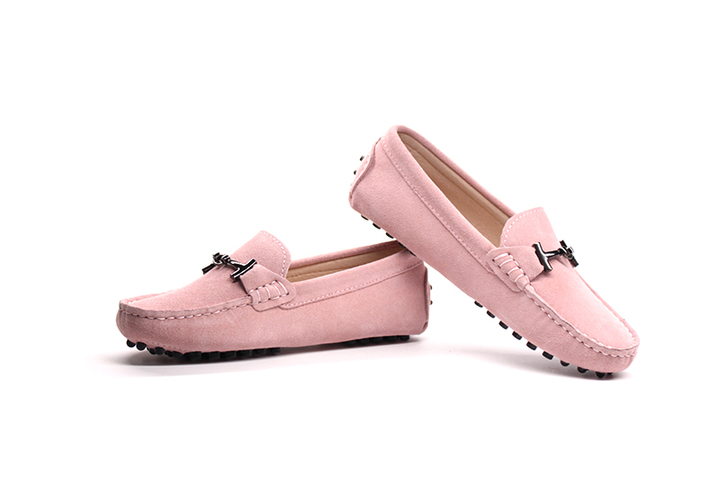 Leather Loafer Shoes Color Black Size 9 for Women