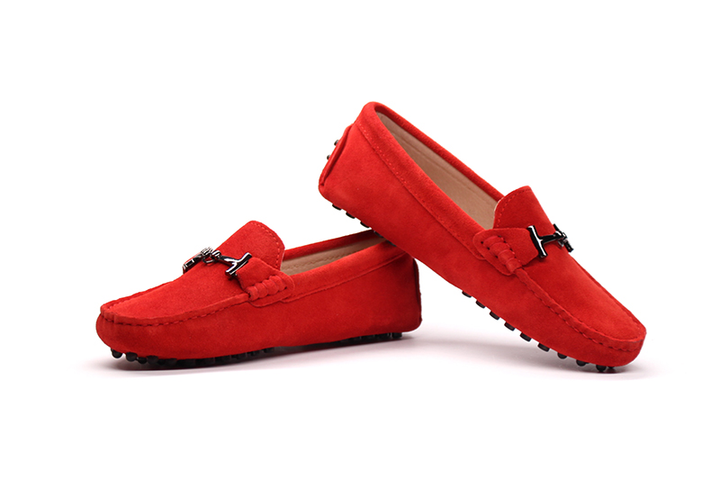 Flat Loafer Color Red Size 4.5 for Women