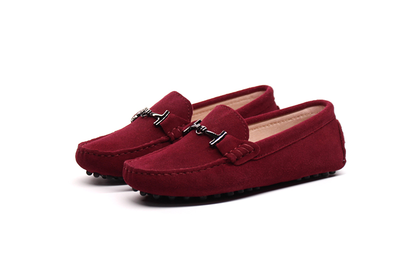 Casual Loafer Shoes Color Wine Red Size 5 for Women