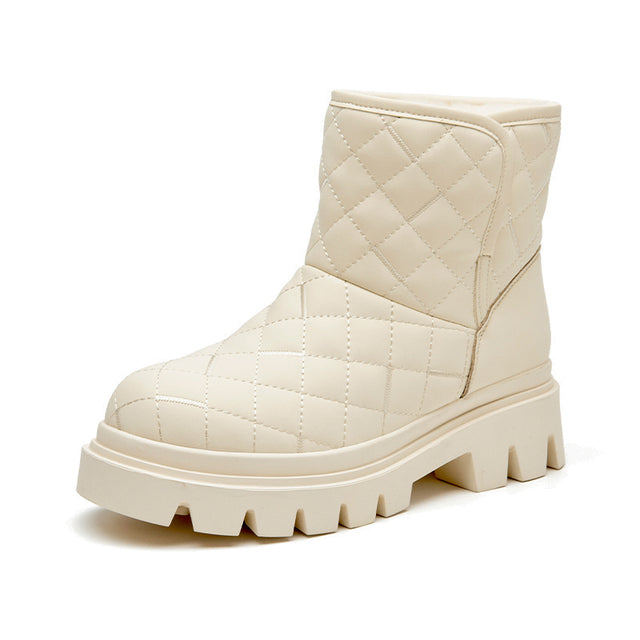 Snow Boots Color Beige Size 5 for Women