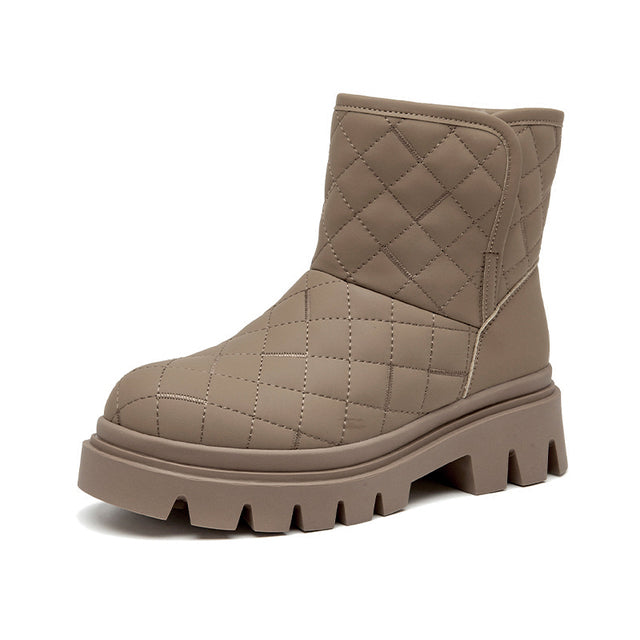 Snow Boots Color Brown Size 6 for Women