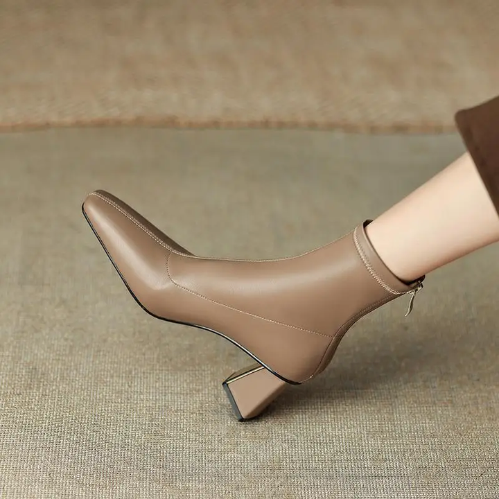 Ankle Boots Color Khaki Size 8 for Women