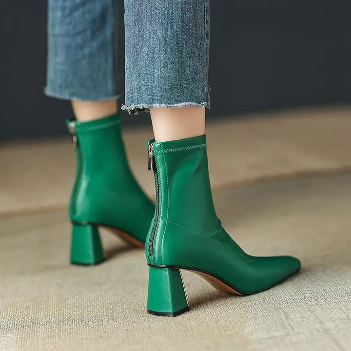 Ankle Boots Color Green Size 9 for Women