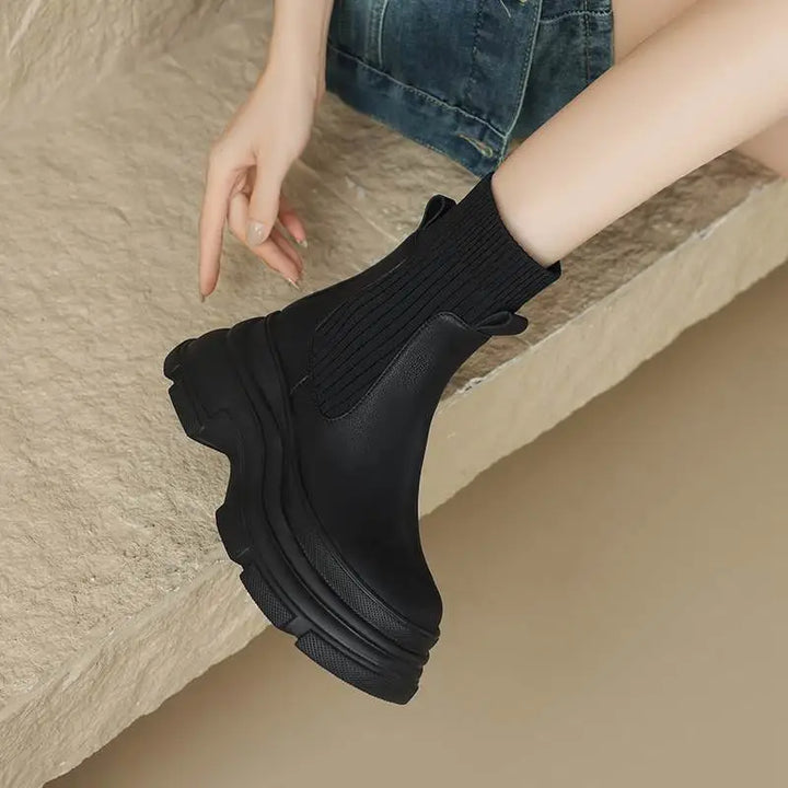 Winter Boots Color Black Size 8.5 for Women