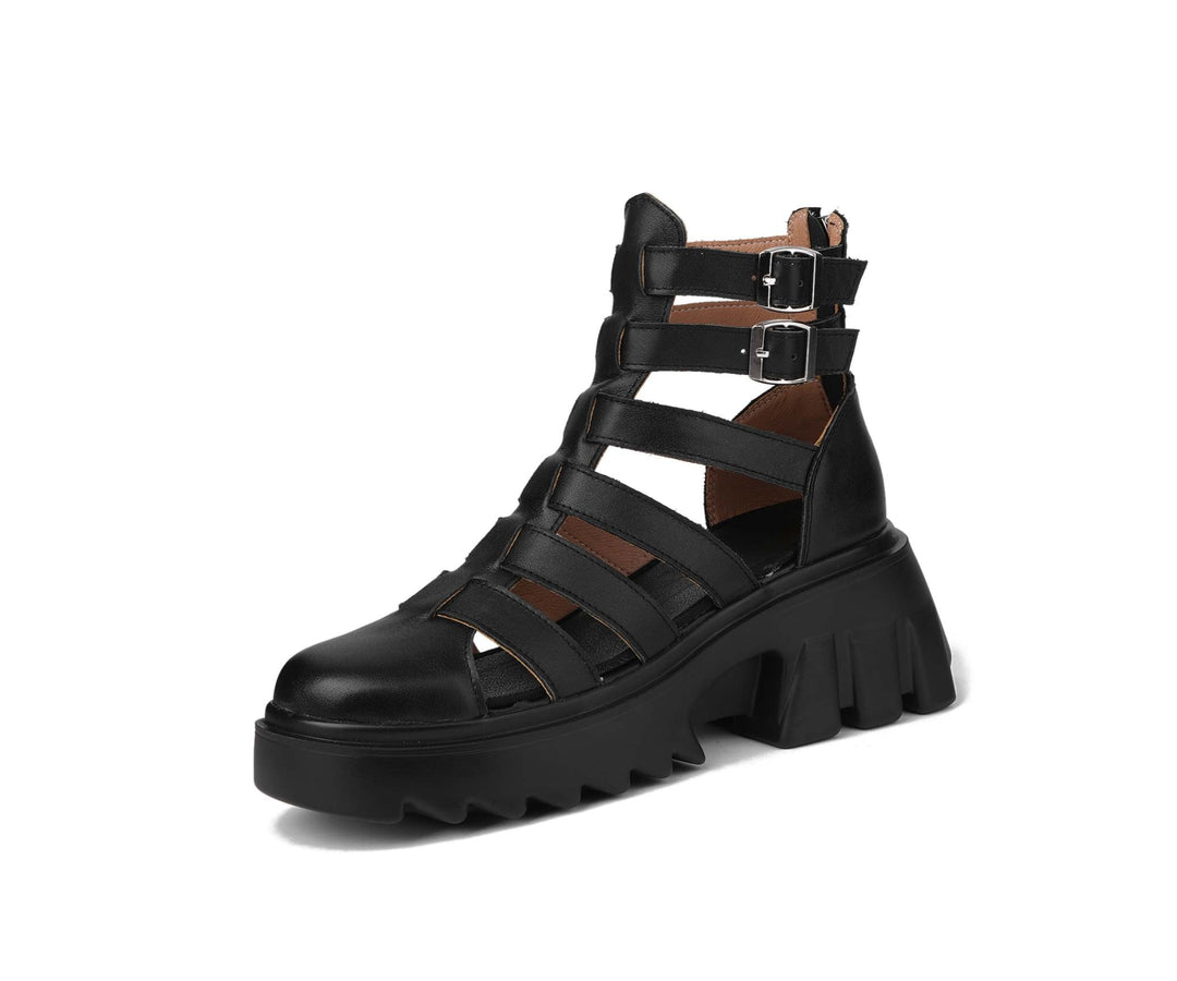 Summer Boots Color Black Size 5 for Women
