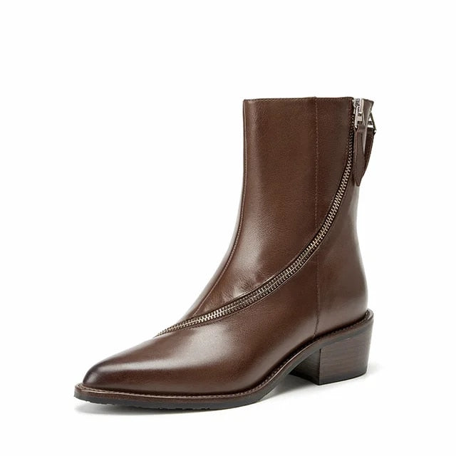 Western Boots Color Coffee Size 7 for Women