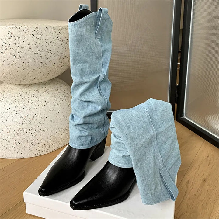 Western Boots Color Black Size 7 for Women