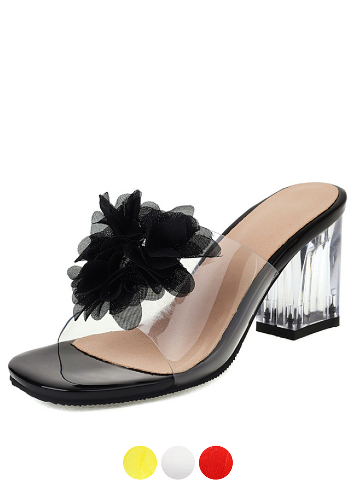 USS Shoes Elia Women's Transparent Heel Sandals