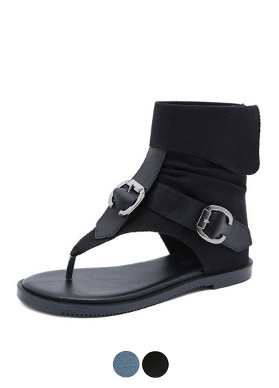 casual sandals color black size 9 for women
