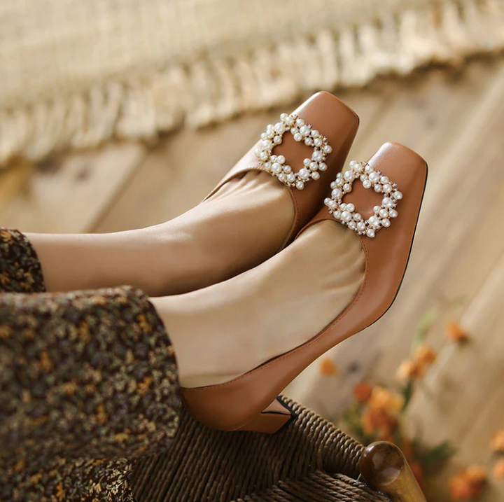 USS Shoes Alba Women's High Heel Leather Pumps Shoes