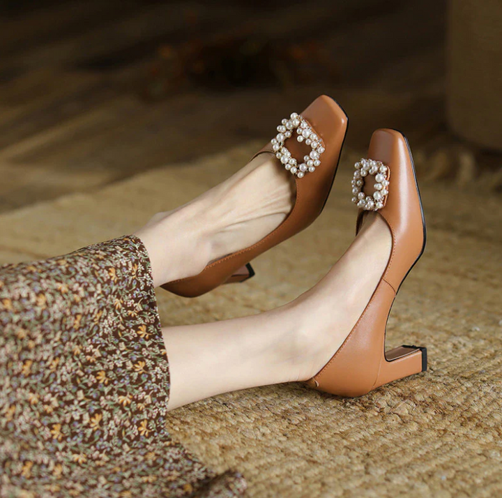 USS Shoes Alba Women's High Heel Leather Pumps Shoes