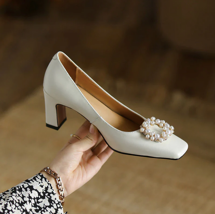 USS Shoes Alba Women's High Heel Leather Pumps Shoes