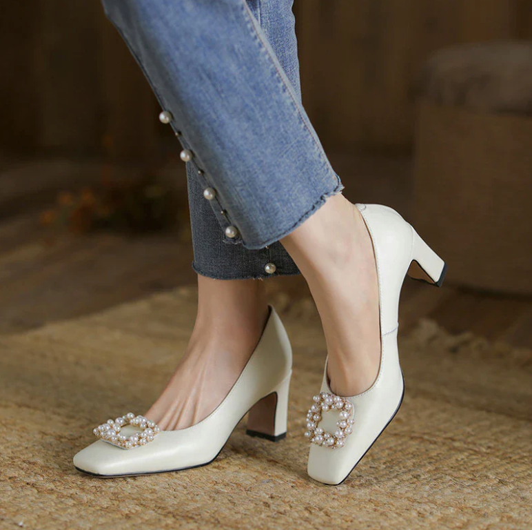 USS Shoes Alba Women's High Heel Leather Pumps Shoes