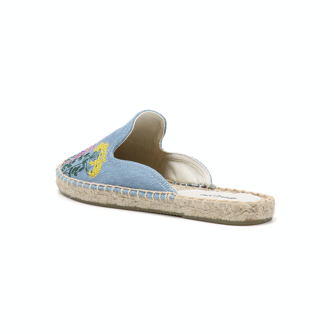 high quality mules color blue size 6  for women