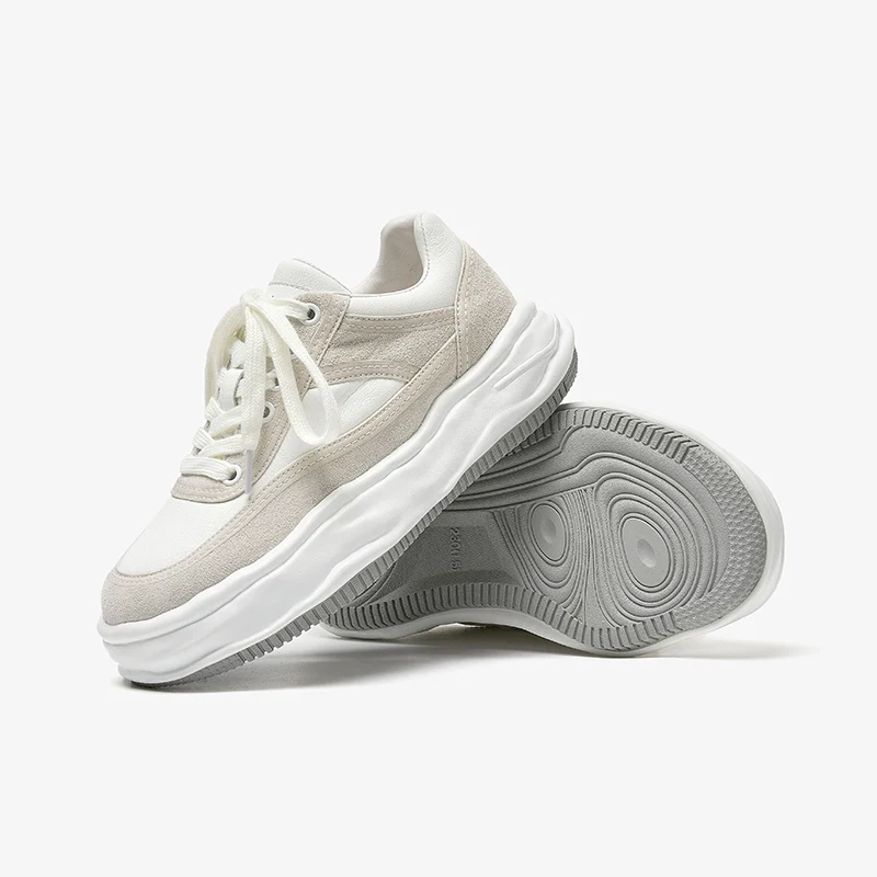platform sneaker color apricot size 7.5 for women