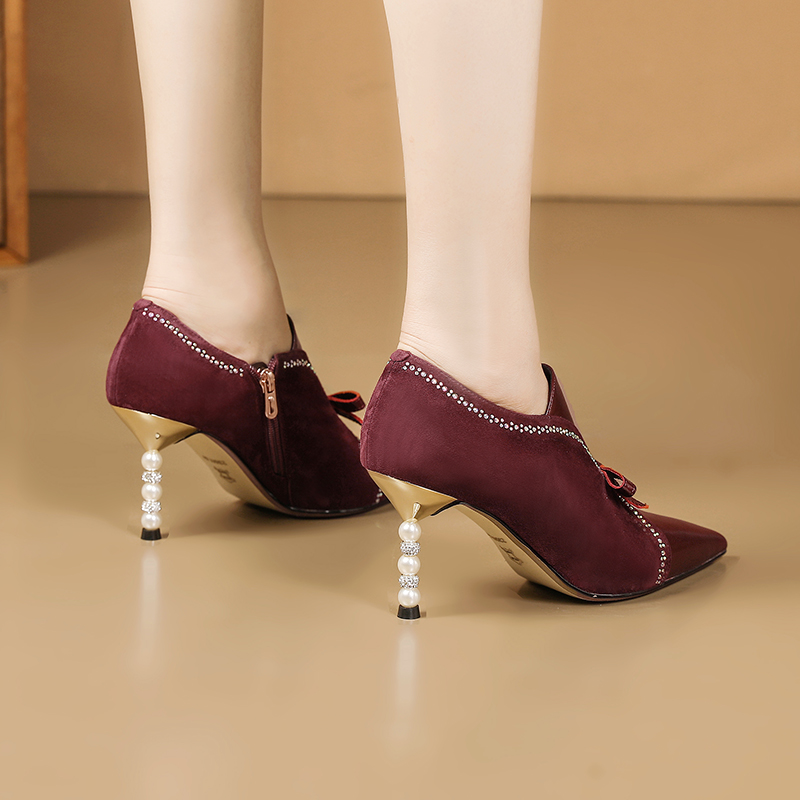 sculpted heel pumps color wine size 7 for women