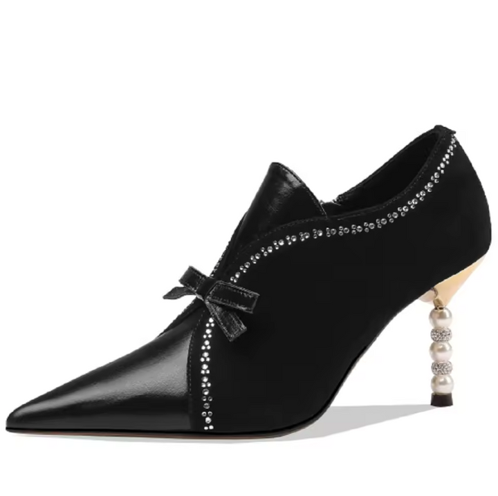 pointed toe pumps color black size 5.5 for women