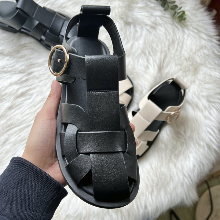square heel sandals color black size  8.5 for women