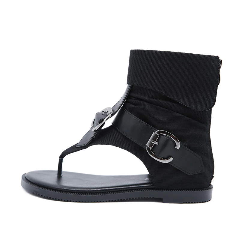  ankle strap sandals color black size 6 for women