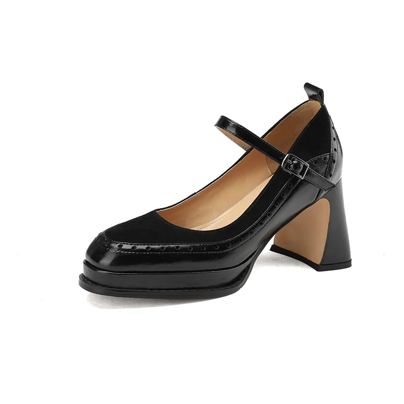 dress platform pumps color black size 5 for women