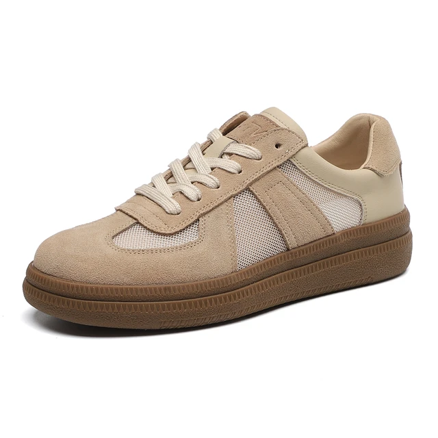 lace up sneaker color apricot size 6 for women