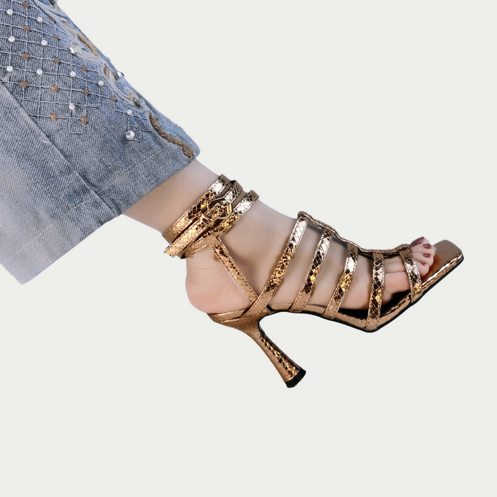 dress sandals color ocre size 8 for women